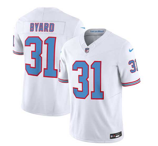 Men & Women & Youth Tennessee Titans #31 Kevin Byard White 2023 F.U.S.E. Vapor Limited Throwback Jersey